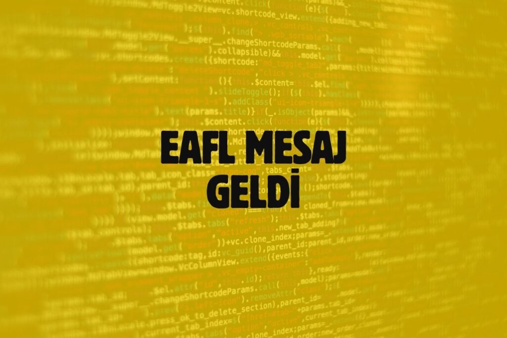 EAFl Mesaj Geldi Dikkat Dolandırıcılar! Binance Mesajı