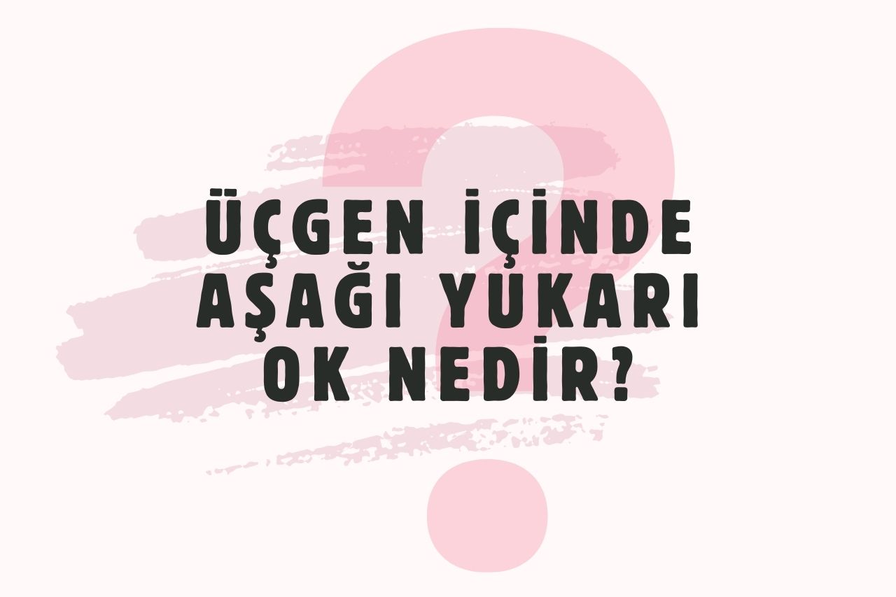 Üçgen İçinde Aşağı Yukarı Ok Nedir?