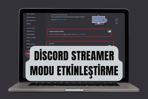 Discord Streamer Modu Etkinleştirme