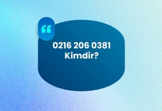 02162060381 Kimdir?